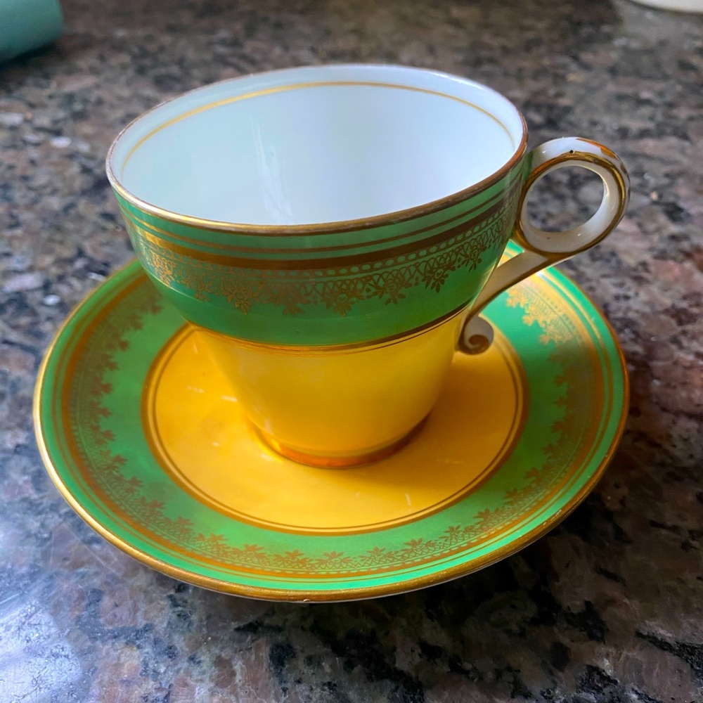 Teacup and saucer, Kent China